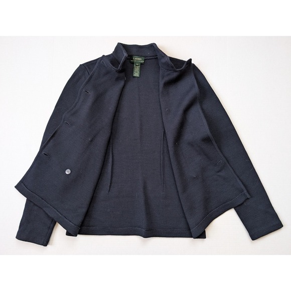 Lauren Ralph Lauren Womens Size Small Merino Wool Double Breasted Jacket - Picture 8 of 8